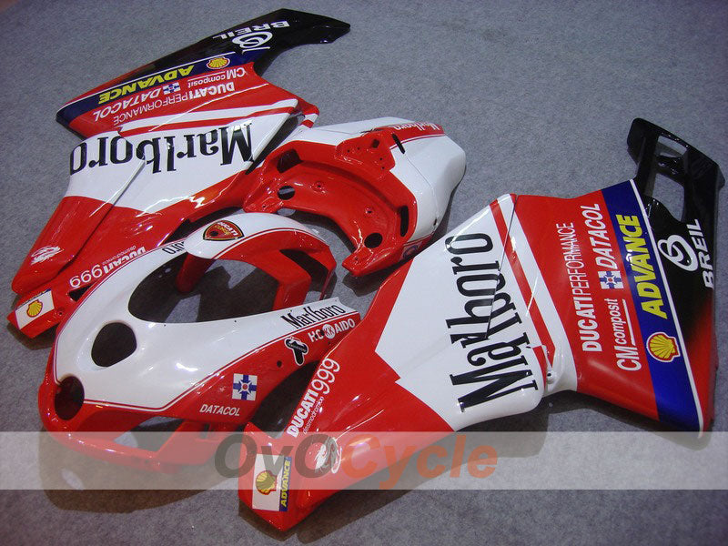 Injection Fairing kit for 05-06 Ducati 999 - Red, White - Marlboro #OYO87902377 Main image