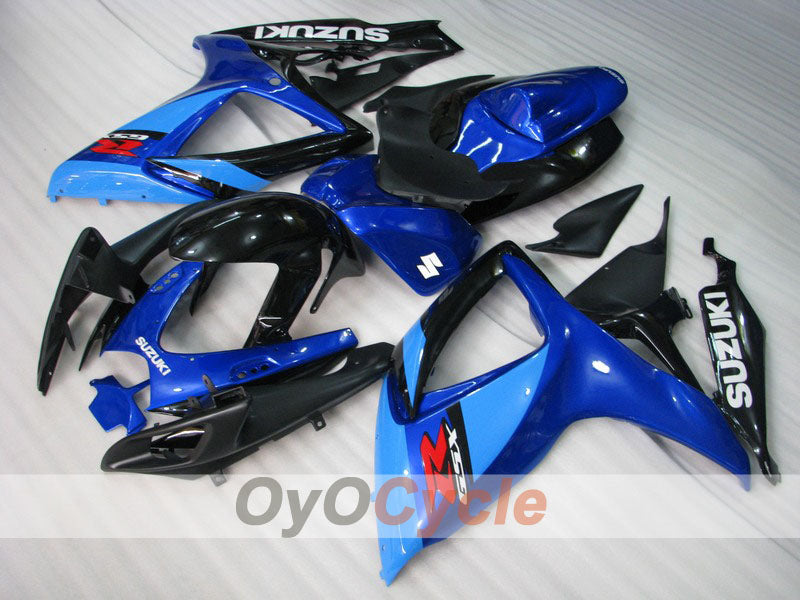 Injection Fairing kit for 06-07 GSX R750 - Blue, Black - Factory Style #OYO87901345 Main image
