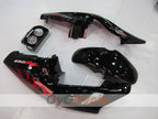 Injection Fairing kit for 90-94 CBR250RR - Red, Black - Flame #OYO87902948