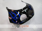 Injection Fairing kit for 90-94 CBR250RR - Blue, Black - Flame #OYO87902949