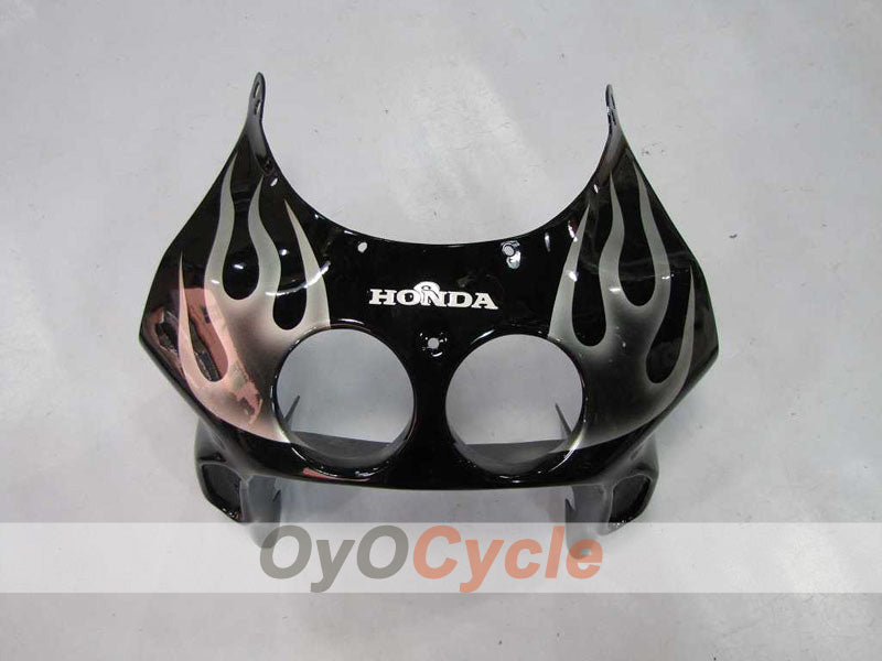 Injection Fairing kit for 90-94 CBR250RR - Black, Silver - Flame #OYO87902950