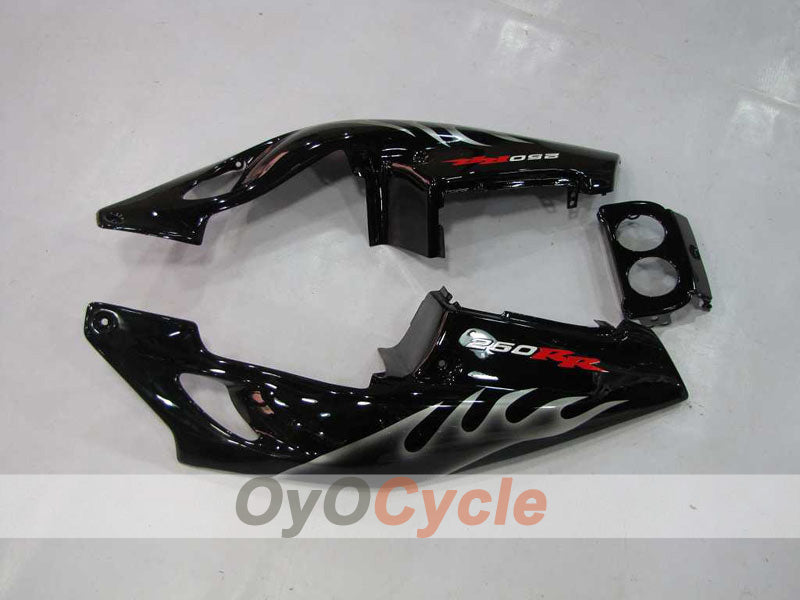 Injection Fairing kit for 90-94 CBR250RR - Black, Silver - Flame #OYO87902950