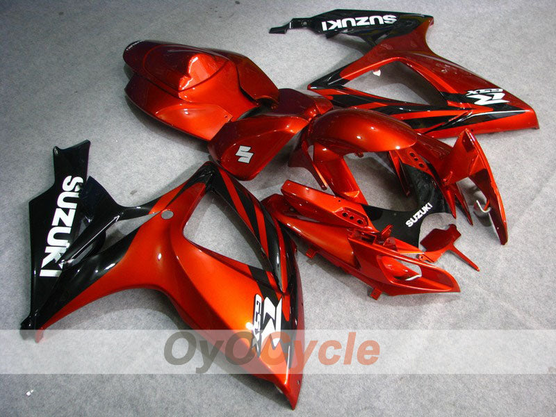 Injection Fairing kit for 06-07 GSX R750 - Red, Black - Factory Style #OYO87901346
