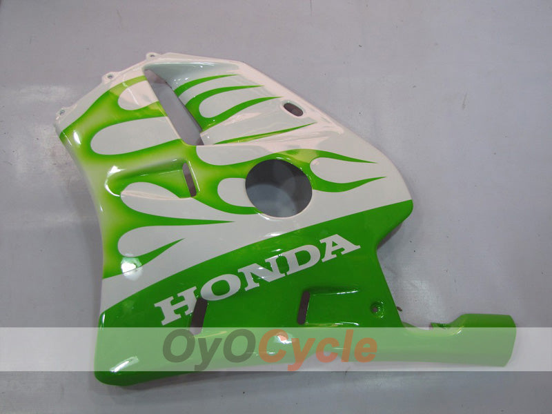 Injection Fairing kit for 90-94 CBR250RR - Green, White - Flame #OYO87902947