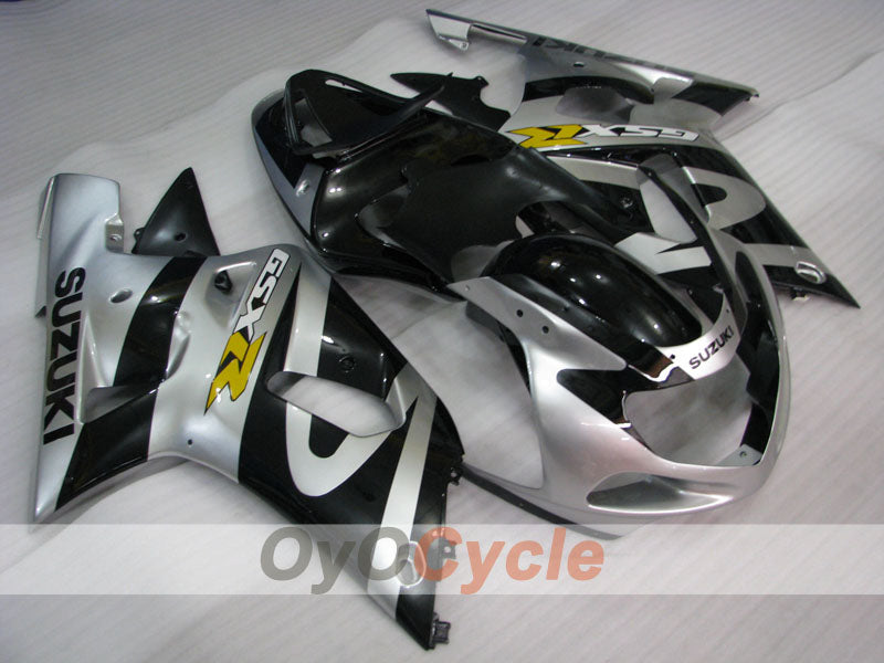 Injection Fairing kit for 00-03 GSX R750 - Black, Grey - Factory Style #OYO87901119