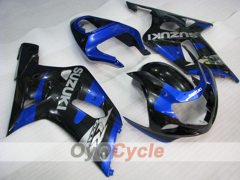 Injection Fairing kit for 00-02 GSX R1000 - Blue, Black - Factory Style #OYO87905198 Main image
