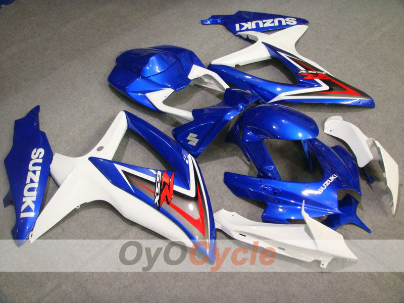 Injection Fairing kit for 08-10 GSX R750 - Blue, White - Factory Style #OYO87901414