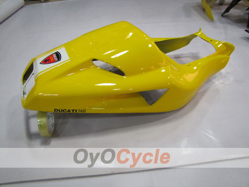 Injection Fairing kit for 94-02 Ducati 748 - Yellow, Black - Factory Style #OYO87902048