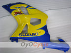 Injection Fairing kit for 00-02 GSX R1000 - Yellow, Blue - Factory Style #OYO87905193