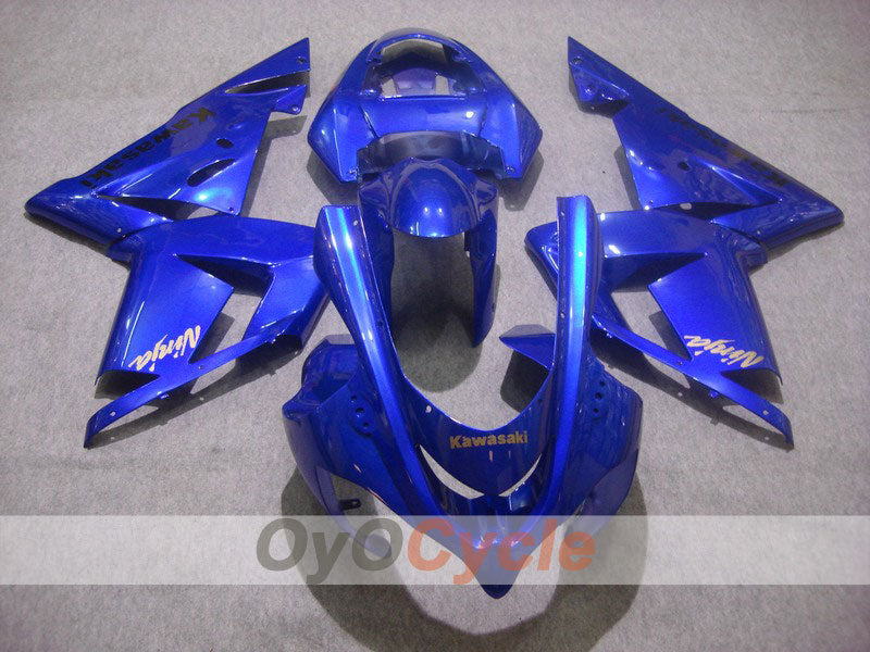 Injection Fairing kit for 04-05 NINJA ZX-10R - Blue - Factory Style #OYO87901524 Main image