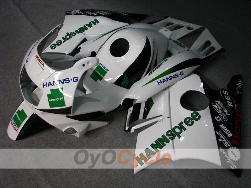 Fairing kit for 91-94 Honda CBR600 F2 - White, Black - HANN Spree #OYO87903063