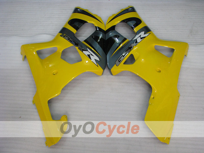 Injection Fairing kit for 00-02 GSX R1000 - Yellow, Black - Factory Style #OYO87905194