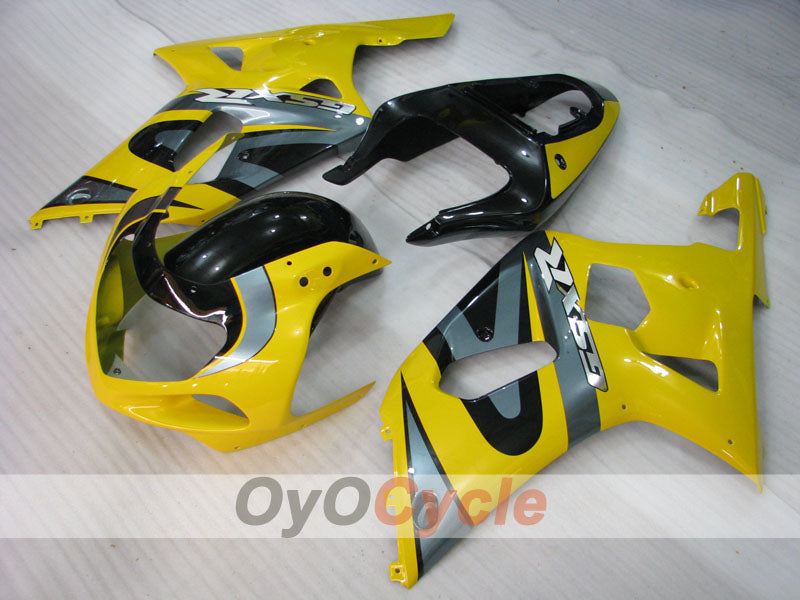 Injection Fairing kit for 00-02 GSX R1000 - Yellow, Black - Factory Style #OYO87905194