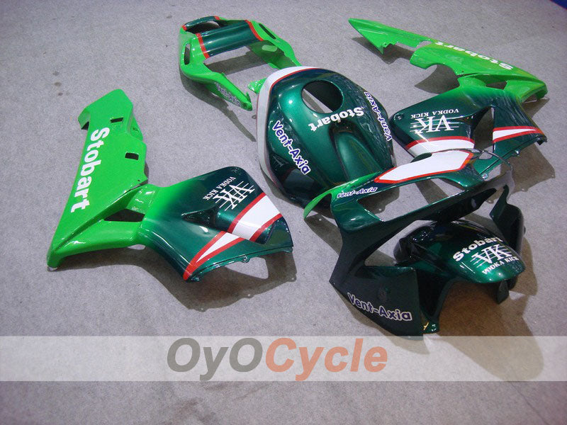Injection Fairing kit for 03-04 CBR600RR - Green - Stobart #OYO87902562