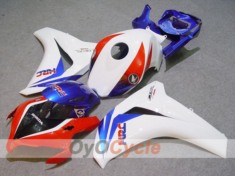 Injection Fairing kit for 08-11 CBR1000RR - Red, White - Dream #OYO87900658 Main image
