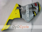 Injection Fairing kit for 01-03 GSX R600 - Yellow, Silver - Factory Style #OYO87901077