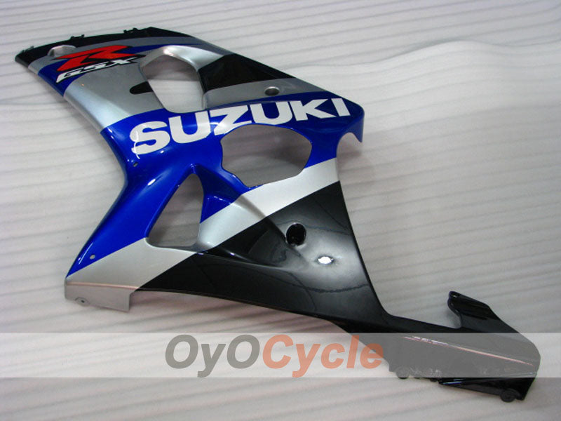 Injection Fairing kit for 00-02 GSX R1000 - White, Black - Factory Style #OYO87905129