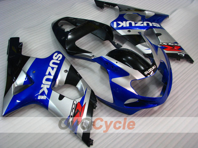 Injection Fairing kit for 00-02 GSX R1000 - White, Black - Factory Style #OYO87905129