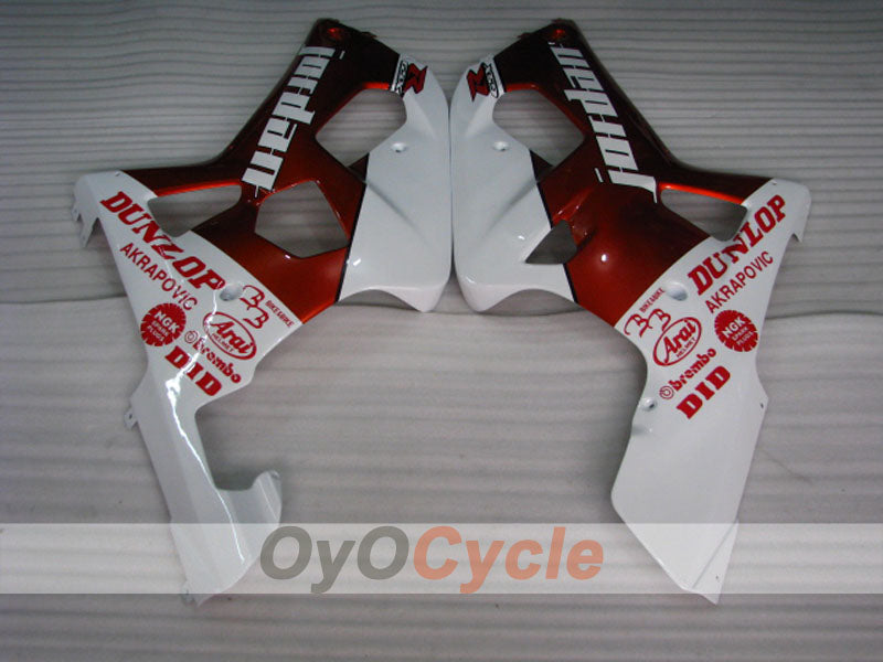 Injection Fairing kit for 00-02 GSX R1000 - Red, White - MOTUL #OYO87905191