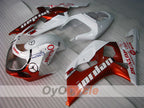 Injection Fairing kit for 01-03 GSX R600 - Red, White - MOTUL #OYO87905090