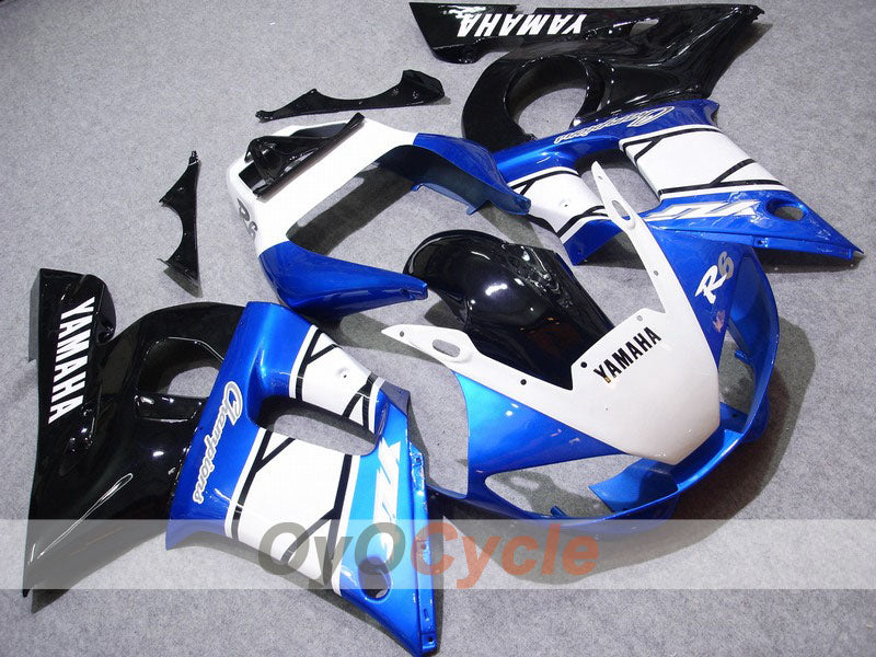 Injection Fairing kit for 98-02 YZF-R6 - Blue, White - Factory Style #OYO87901010