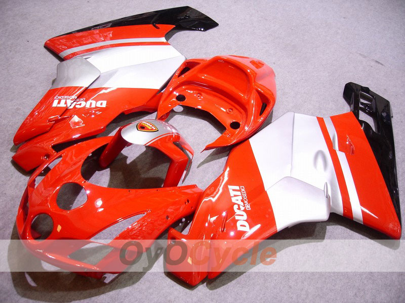 Injection Fairing kit for 03-04 Ducati 749 - Red, Silver - Factory Style #OYO87902121
