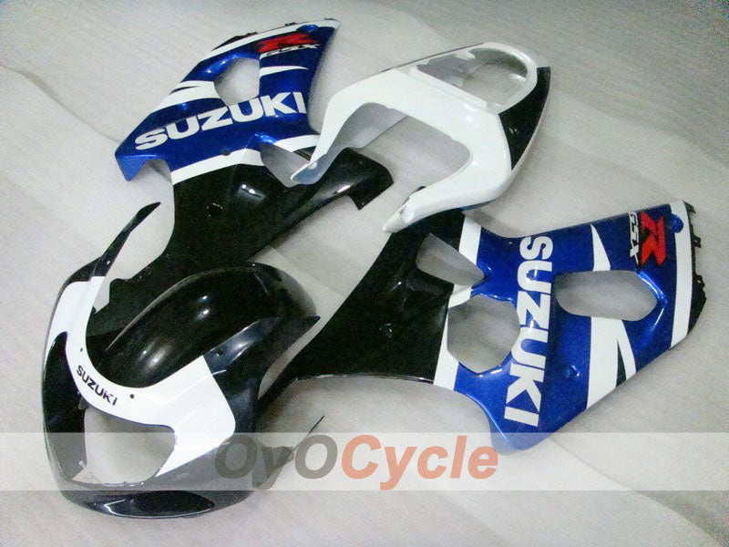 Injection Fairing kit for 00-02 GSX R1000 - White, Black - Factory Style #OYO87901764 Main image