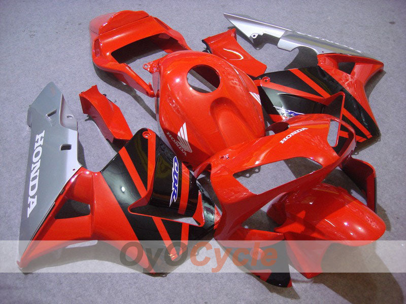 Injection Fairing kit for 03-04 CBR600RR - Red, Black - Factory Style #OYO87902575 Main image