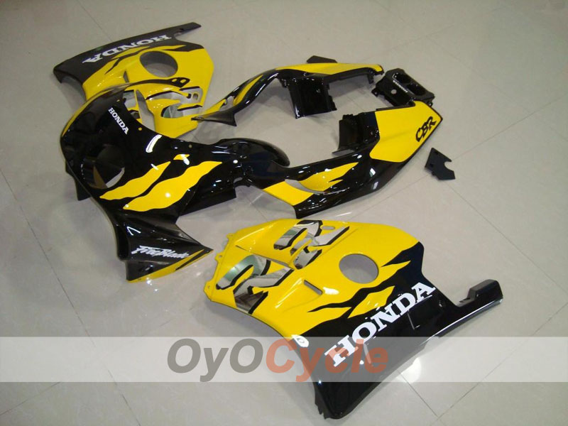 Injection Fairing kit for 90-94 CBR250RR - Yellow, Black - Fireblade #OYO87902943