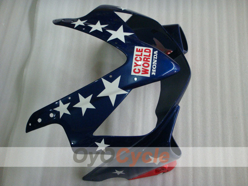 Injection Fairing kit for 01-03 CBR600F4i - Red, Blue - Castrol, MICHELIN #OYO87900144