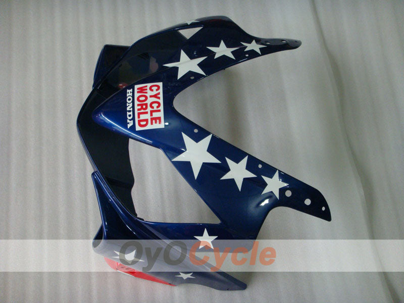 Injection Fairing kit for 01-03 CBR600F4i - Red, Blue - Castrol, MICHELIN #OYO87900144