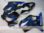 Injection Fairing kit for 01-03 CBR600F4i - Blue, Black - Flame #OYO87900150