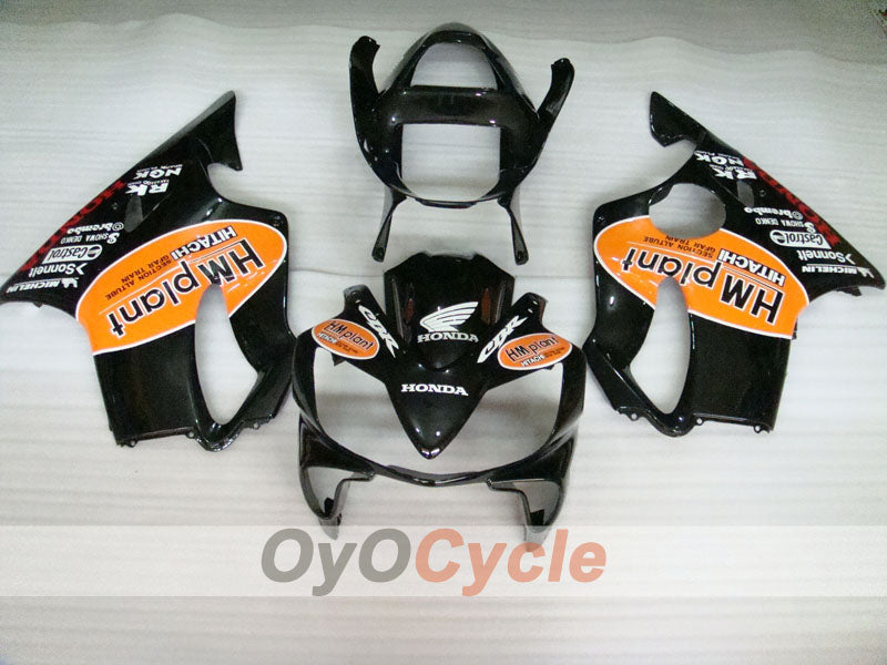 Injection Fairing kit for 01-03 CBR600F4i - Orange, Black - HM Plant #OYO87900158 Secondary image