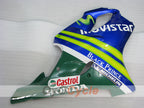 Injection Fairing kit for 01-03 CBR600F4i - Yellow, Blue - Castrol #OYO87900162