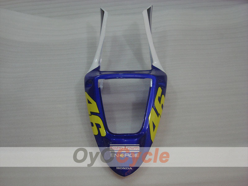 Injection Fairing kit for 01-03 CBR600F4i - Yellow, White - MICHELIN, Nastro Azzurro #OYO87900163