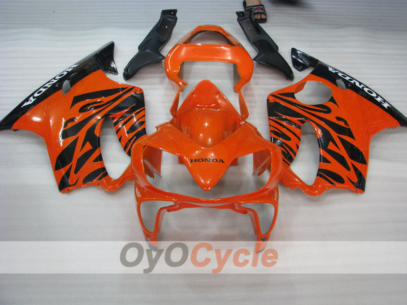 Injection Fairing kit for 01-03 CBR600F4i - Orange, Black - Factory Style #OYO87900167 Secondary image