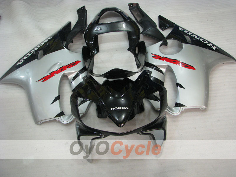 Injection Fairing kit for 01-03 CBR600F4i - Black, Silver - Factory Style #OYO87900171