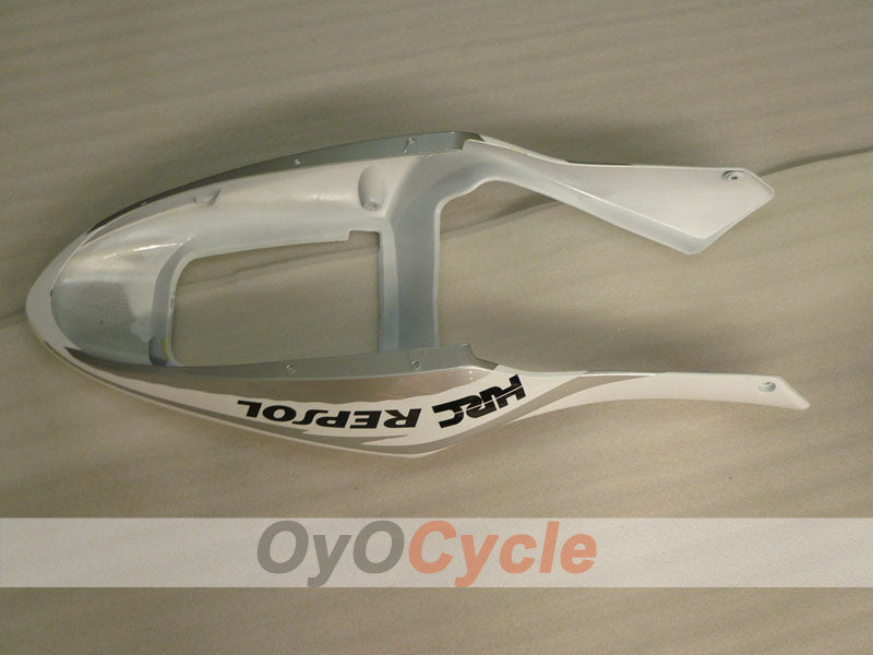 Injection Fairing kit for 01-03 CBR600F4i - White, Silver - Repsol #OYO87900185