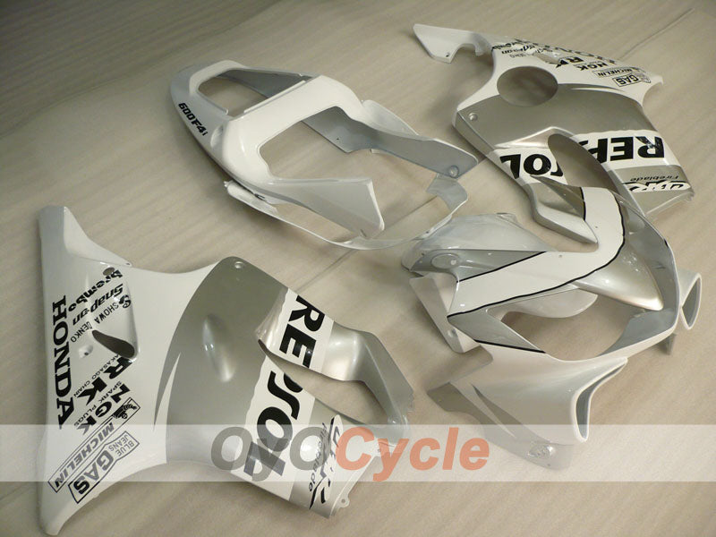 Injection Fairing kit for 01-03 CBR600F4i - White, Silver - Repsol #OYO87900185 Secondary image