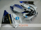 Injection Fairing kit for 04-07 CBR600F4i - White, Black - Konica Minolta, MICHELIN #OYO87900203