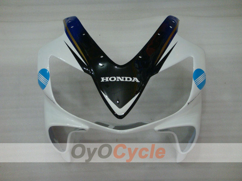 Injection Fairing kit for 04-07 CBR600F4i - White, Black - Konica Minolta, MICHELIN #OYO87900203