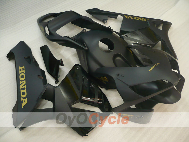 Injection Fairing kit for 03-04 CBR600RR - Black, Matte - Factory Style #OYO87900232 Main image
