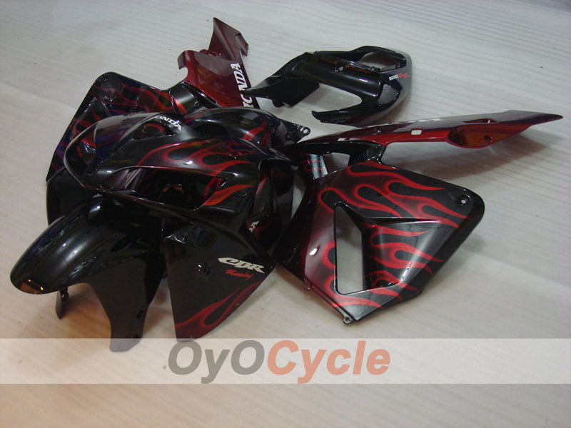 Injection Fairing kit for 05-06 CBR600RR - Red, Black - Flame #OYO87900247 Secondary image
