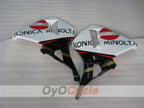 Injection Fairing kit for 05-06 CBR600RR - Red, White - Konica Minolta #OYO87900257