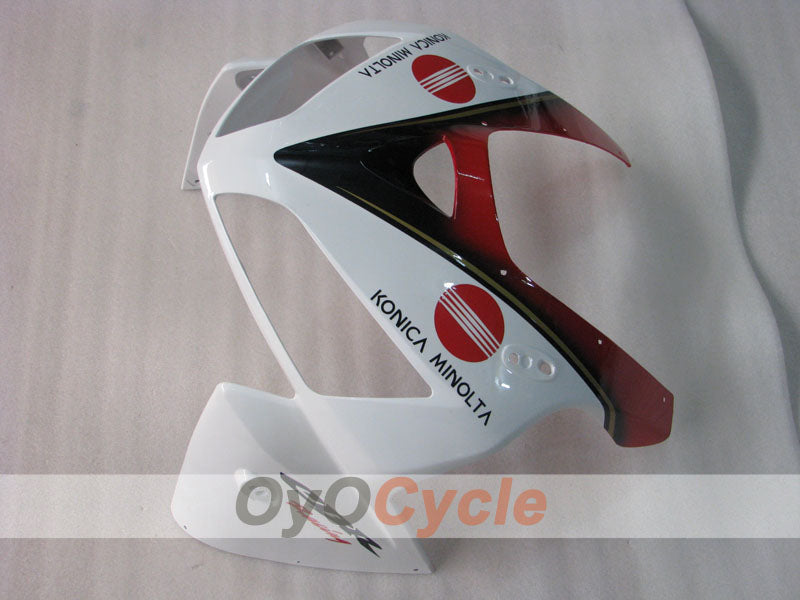 Injection Fairing kit for 05-06 CBR600RR - Red, White - Konica Minolta #OYO87900257