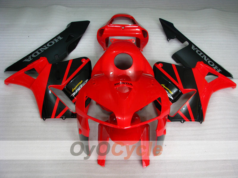 Injection Fairing kit for 05-06 CBR600RR - Red, Black - Factory Style #OYO87900314