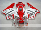Injection Fairing kit for 05-06 CBR600RR - Red, White - PRAMAC #OYO87900324