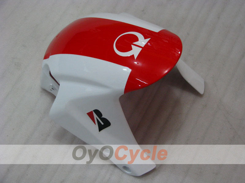 Injection Fairing kit for 05-06 CBR600RR - Red, White - PRAMAC #OYO87900324