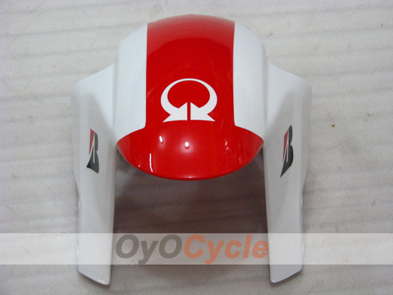 Injection Fairing kit for 05-06 CBR600RR - Red, White - PRAMAC #OYO87900324