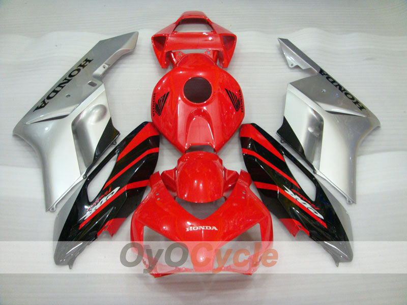 Injection Fairing kit for 04-05 CBR1000RR - Red, Silver - Fireblade #OYO87900478 Secondary image